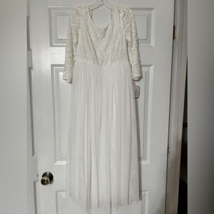 David’s bridal flower girl dress